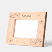 Sakura Kersenbloesems Custom Naam 7x5 Gegraveerde Lijstjes (Links)