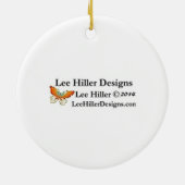 Sakura Kersenbloesems Pastel Roze Lagen Keramisch Ornament (Achterkant)