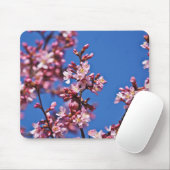 Sakura Kersenbloesems raken blauw Muismat (Met muis)