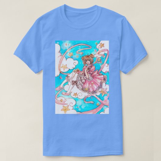 Sakura Kinomoto d Captor Sakura T-shirt (Design voorkant)