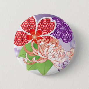 Sakura Kiomono - Japans design Ronde Button 5,7 Cm