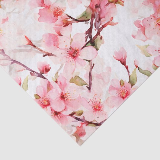 Sakura Kirschblüten Seidenpapier Tissuepapier (Detail)