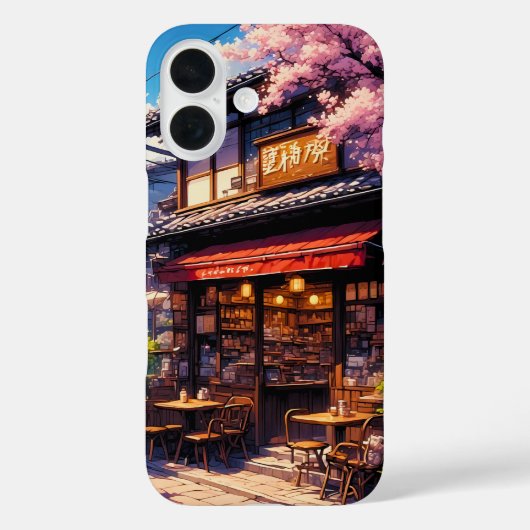 Sakura Kissa - Cherry Blossom Café Case-Mate iPhone Case (Achterkant)