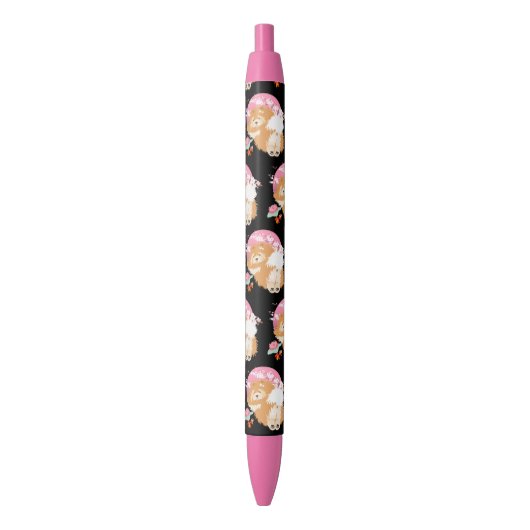 SAKURA - Knoop - inkpen Zwarte Inkt Pen (Voorkant Verticaal)