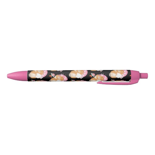 SAKURA - Knoop - inkpen Zwarte Inkt Pen (Bodem)