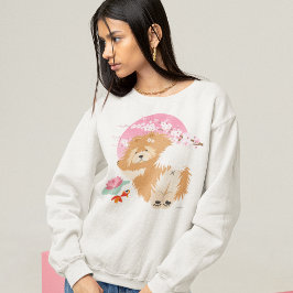 SAKURA - Knoop - witte shirten kiezen stijl Trui