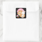 SAKURA - Knoop - zwarte stickers (Tas)