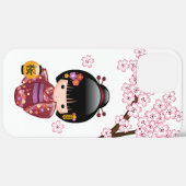 Sakura Kokeshi Doll - Cute Japanese Geisha Girl Case-Mate iPhone Case (Achterkant (horizontaal))