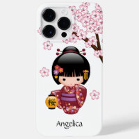 Sakura Kokeshi Doll - Cute Japanese Geisha Girl