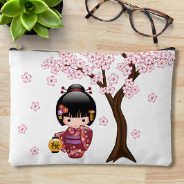 Sakura Kokeshi Doll - Cute Japanese Geisha Girl Etui