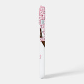 Sakura Kokeshi Doll - Cute Japanese Geisha Girl iPhone 15 Case (Linkerkant)