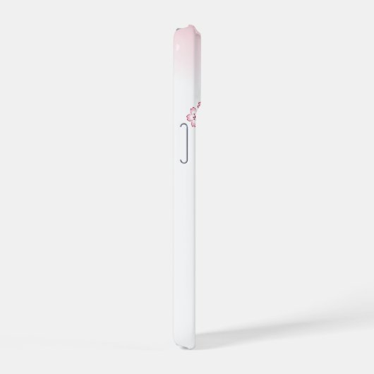 Sakura Kokeshi Doll - Cute Japanese Geisha Girl iPhone 15 Case (Rechterkant)