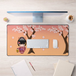 Sakura Kokeshi Doll - Geisha Girl op strand Bureaumat