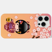 Sakura Kokeshi Doll - Geisha Girl op strand Case-Mate iPhone Case (Achterkant (horizontaal))