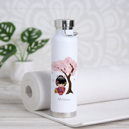 Sakura Kokeshi Doll - Geisha Girl Waterfles