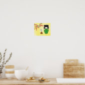 Sakura Kokeshi Doll, Poster (Keuken)