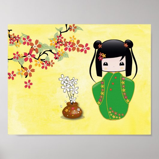 Sakura Kokeshi Doll, Poster (Voorkant)