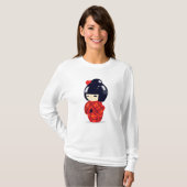 Sakura Kokeshi Doll T-shirt (Voorkant volledig)
