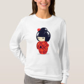 Sakura Kokeshi Doll T-shirt (Voorkant)
