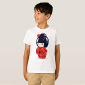 Sakura Kokeshi Doll T-shirt (Voorkant volledig)