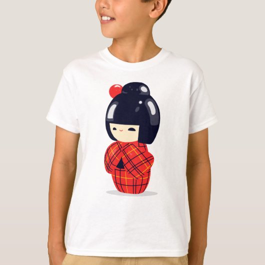 Sakura Kokeshi Doll T-shirt (Voorkant)