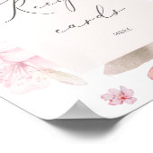 Sakura laat hier je receptenkaart poster (Hoek)