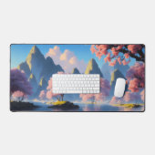Sakura Lake Landscape Bureaumat (Keyboard & Muis)