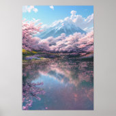 Sakura Lake Poster (Voorkant)