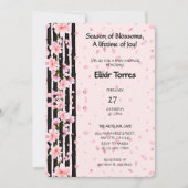 Sakura Lente Kersenbloesem Baby Shower Kaart (Voorkant)