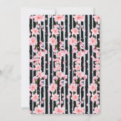 Sakura Lente Kersenbloesem Baby Shower Kaart (Achterkant)