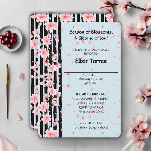 Sakura Lente Kersenbloesem Baby Shower Kaart