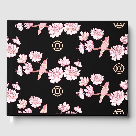 Sakura, lentesbloesem, Japanse kersenbloesem, tre Gastenboek (Voorkant)