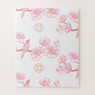 Sakura, lentesbloesem, Japanse kersenbloesem, tre Legpuzzel
