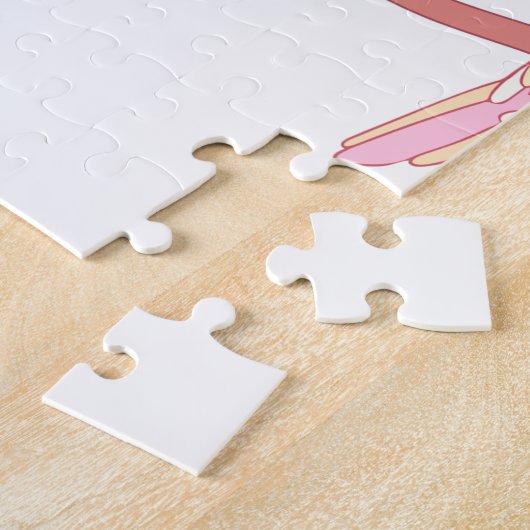 Sakura, lentesbloesem, Japanse kersenbloesem, tre Legpuzzel (Zijkant)