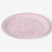 SAKURA Lichtroze kleur Kersenbloesem Papier Bord (Gekanteld)