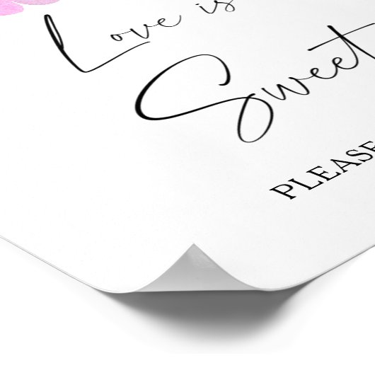 sakura - liefde is lief en een traktatie poster (Hoek)