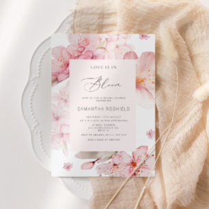 Sakura Love is in bloom bridal douitation Kaart