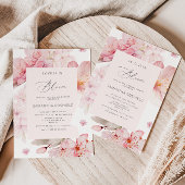 Sakura Love is in bloom bridal douitation Kaart