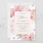 Sakura Love is in bloom bridal douitation Kaart (Voorkant)