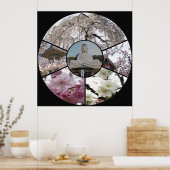 Sakura Meditation_ door Adela Stefanov Poster (Keuken)