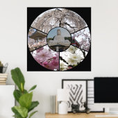 Sakura Meditation_ door Adela Stefanov Poster (Thuiskantoor)