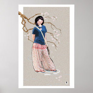 Sakura meisje poster