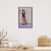 Sakura meisje versie 3 poster (Keuken)