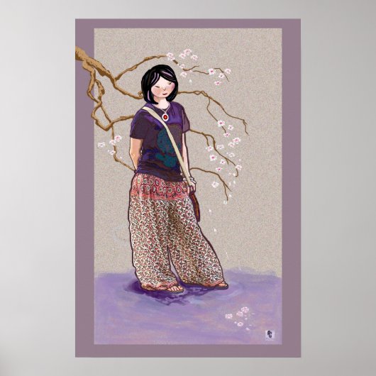 Sakura meisje versie 3 poster (Voorkant)