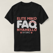 Sakura Miko Hololive Elite Miko T-shirt (Design voorkant)