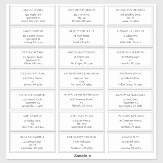 Sakura Mountain | Casual gastAdresetiketten Sticker (Vel)