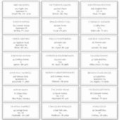 Sakura Mountain | Casual gastAdresetiketten Sticker (Voorkant)