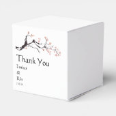 Sakura Mountain | Casual papiervak Bedankdoosjes (Achterkant)