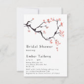 Sakura Mountain | Casual uitnodiging voor een brid (Voorkant)