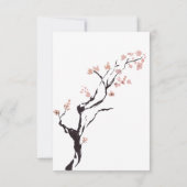 Sakura Mountain | Casual uitnodiging voor een brid (Achterkant)